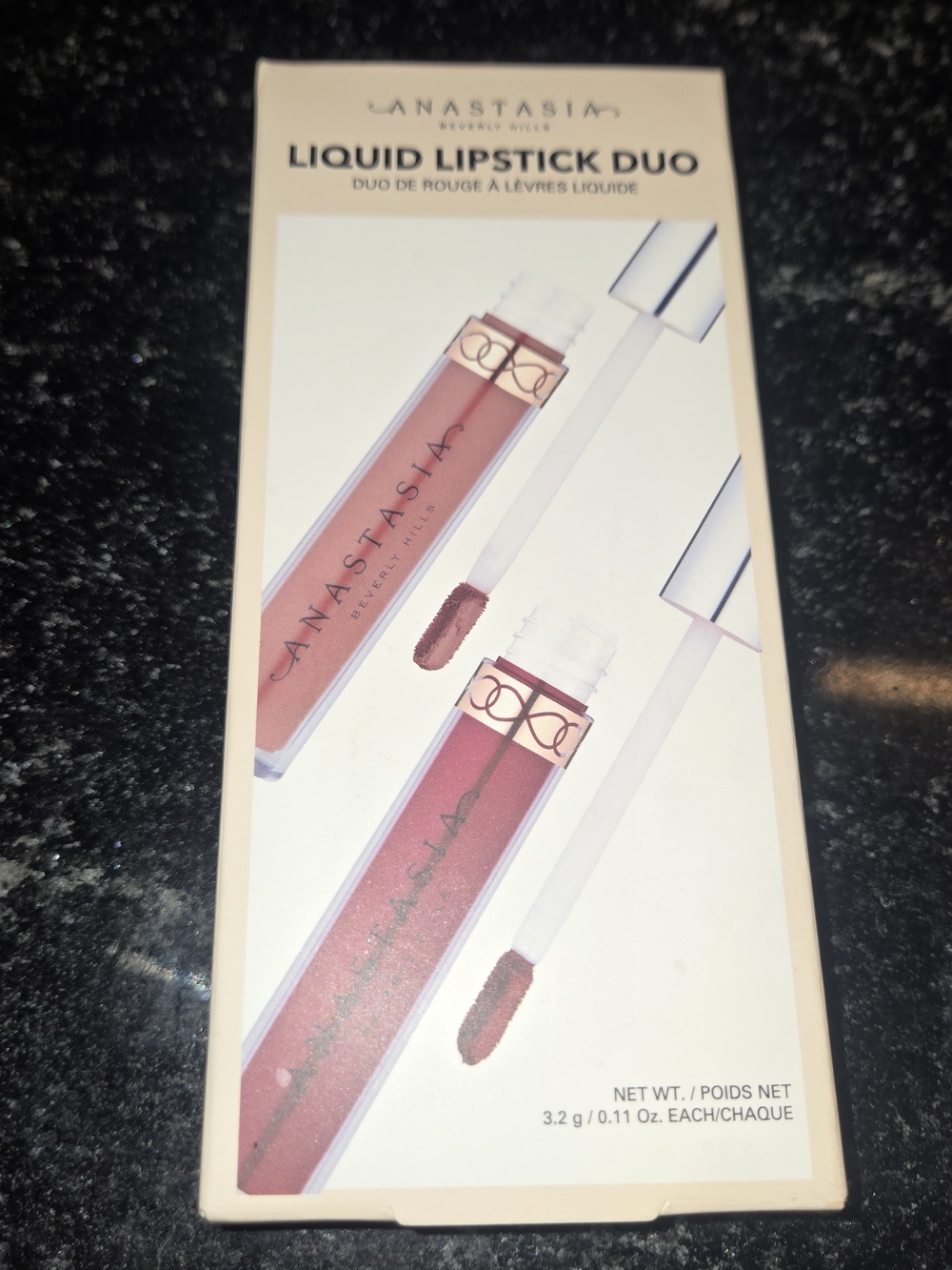 Anastasia Liquid Lipstick Duo - Neutral Pink & Rose Color Daze& Sarafine